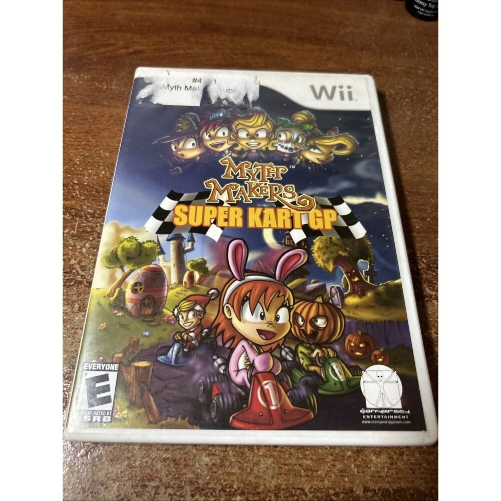 Myth Makers: Super Kart GP - Nintendo Wii - (Original Case+Disc) Has Manual Game